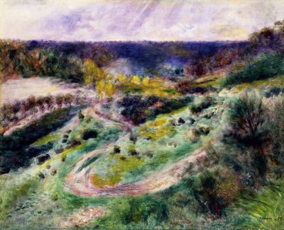 Straße bei Wargemont von Pierre Auguste Renoir